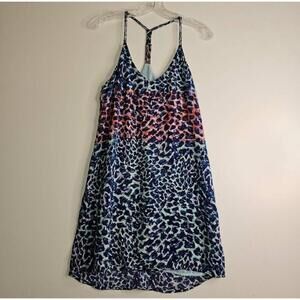 Charlie Jade XSmall Animal Print Sleeveless Silk V-Neck Sundress